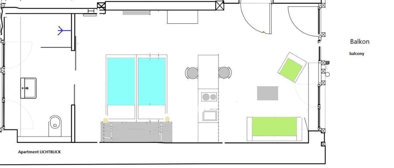 1463 Apartmenthaus Karlsruhe Luaran gambar